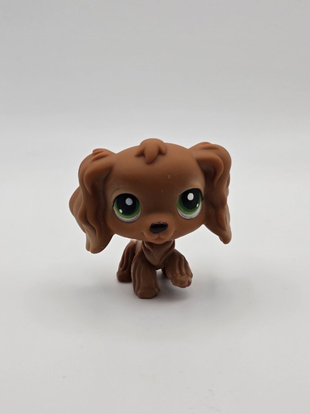 Littlest Pet Shop #252 Spaniel Cocker Dog / Original Hasbro LPS Authentic